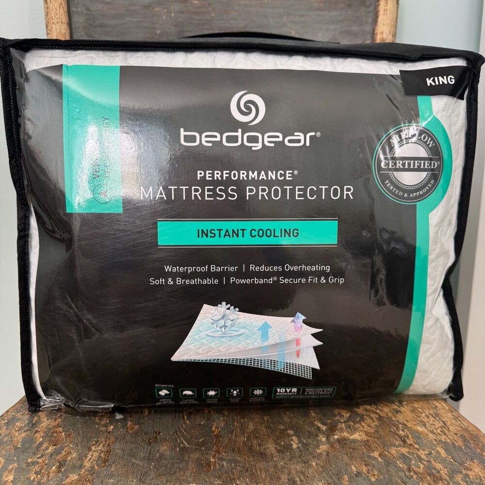 NEW Bedgear Ver-Tex Performance Mattress Protector King